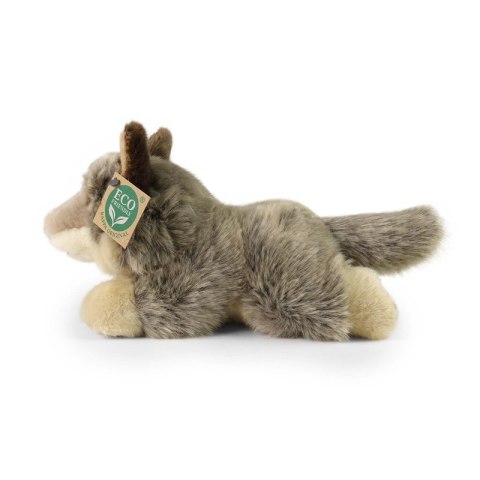 Rappa - Pluszowa realistyczna maskotka Wilk leżący 20 cm Eco-Friendly Rappa - Pluszowa realistyczna maskotka Wilk leżący 20 cm Eco-Friendly
