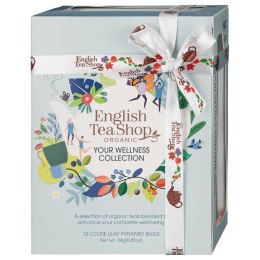 KOLEKCJA HERBATEK OWOCOWO - ZIOŁOWYCH BIO PIRAMIDKI (YOUR WELLNESS - 6 SMAKÓW) (12 x 2 g) 24 g - ENGLISH TEA SHOP