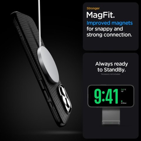 Spigen Liquid Air T Mag MagSafe - Etui do iPhone 16 Pro Max (Matte Black) Spigen Liquid Air T Mag MagSafe - Etui do iPhone 16 Pro Max (Matte Black)