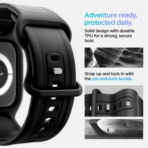 Spigen Vault Pro - Pasek z obudową do Apple Watch 10 42 mm (Matte Black) Spigen Vault Pro - Pasek z obudową do Apple Watch 10 42 mm (Matte Black)