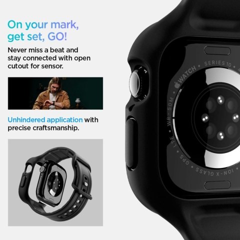Spigen Vault Pro - Pasek z obudową do Apple Watch 10 46 mm (Matte Black) Spigen Vault Pro - Pasek z obudową do Apple Watch 10 46 mm (Matte Black)