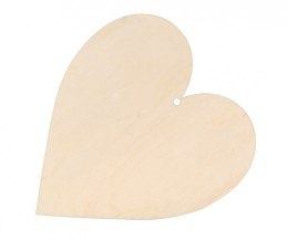 100szt NIESZLIFOWANE Serce zawieszka 10cm drewniane