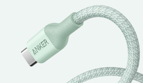 Kabel Anker 544 USB-C do USB-C Bio-Nylon 1.8m 140W zielony Kabel Anker 544 USB-C do USB-C Bio-Nylon 1.8m 140W zielony