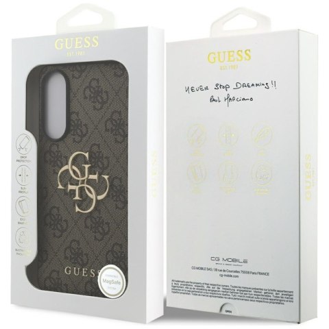 Guess Big 4G Logo Classic Logo - Etui do Samsung Galaxy S25 Edge (brązowy) Guess Big 4G Logo Classic Logo - Etui do Samsung Galaxy S25 Edge (brązowy)