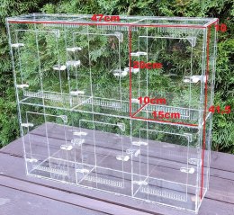 Rack system do hodowli małych zwierząt nadrzewnych