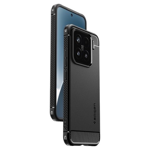 Spigen Rugged Armor - Etui do Xiaomi 15 (Matte Black) Spigen Rugged Armor - Etui do Xiaomi 15 (Matte Black)
