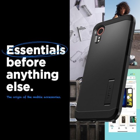 Spigen Tough Armor - Etui do Samsung Galaxy XCover 7 Pro (Black) Spigen Tough Armor - Etui do Samsung Galaxy XCover 7 Pro (Black)