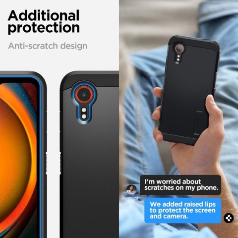 Spigen Tough Armor - Etui do Samsung Galaxy XCover 7 Pro (Black) Spigen Tough Armor - Etui do Samsung Galaxy XCover 7 Pro (Black)