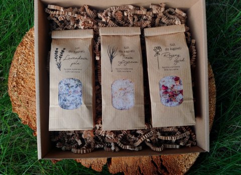 Zestaw soli do kąpieli MIX 3x150g Zestaw soli do kąpieli MIX 3x150g