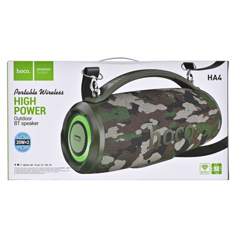 Głośnik bluetooth Hoco HA4 Surge (zielony) Głośnik bluetooth Hoco HA4 Surge (zielony)