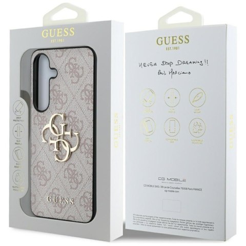 Guess Big 4G Logo Classic Logo - Etui do Samsung Galaxy S25+ (różowy) Guess Big 4G Logo Classic Logo - Etui do Samsung Galaxy S25+ (różowy)