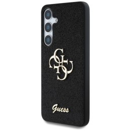 Guess Fixed Glitter Big 4G Metal Logo - Etui do Samsung Galaxy S25+ (czarny)