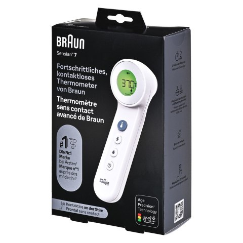 Termometr bezdotykowy Braun Age Precision BNT400 (Bezdotykowy, Pomiar kontaktowy; kolor biały) Termometr bezdotykowy Braun Age Precision BNT400 (Bezdotykowy, Pomiar kontaktowy; kolor biały)