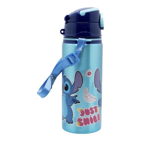 Disney Stitch - Bidon aluminiowy ze słomką i paskiem 730 ml Disney Stitch - Bidon aluminiowy ze słomką i paskiem 730 ml