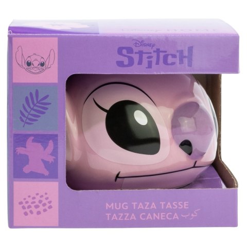 Disney Stitch - Kubek ceramiczny 3D w pudełku prezentowym z kolekcji Angel 375 ml Disney Stitch - Kubek ceramiczny 3D w pudełku prezentowym z kolekcji Angel 375 ml