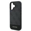 Guess 4G Bottom Stripe - Etui iPhone 16 (szary)