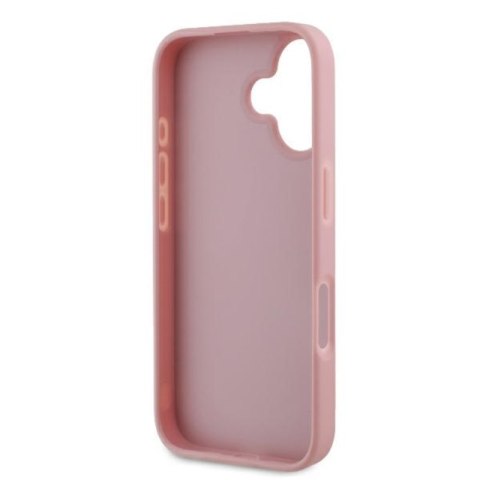 Guess Fixed Glitter Big 4G - Etui iPhone 16 Plus (różówy) Guess Fixed Glitter Big 4G - Etui iPhone 16 Plus (różówy)