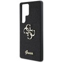 Guess Fixed Glitter Big 4G Metal Logo - Etui do Samsung Galaxy S25 Ultra (czarny)