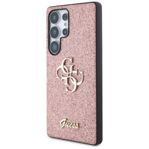 Guess Fixed Glitter Big 4G Metal Logo - Etui do Samsung Galaxy S25 Ultra (różowy) Guess Fixed Glitter Big 4G Metal Logo - Etui do Samsung Galaxy S25 Ultra (różowy)