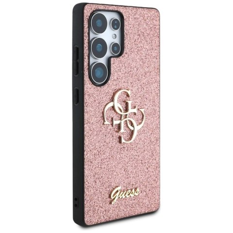 Guess Fixed Glitter Big 4G Metal Logo - Etui do Samsung Galaxy S25 Ultra (różowy) Guess Fixed Glitter Big 4G Metal Logo - Etui do Samsung Galaxy S25 Ultra (różowy)