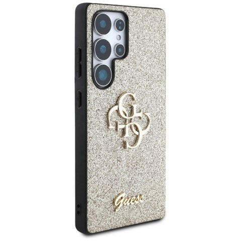 Guess Fixed Glitter Big 4G Metal Logo - Etui do Samsung Galaxy S25 Ultra (złoty) Guess Fixed Glitter Big 4G Metal Logo - Etui do Samsung Galaxy S25 Ultra (złoty)