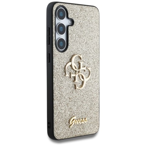 Guess Fixed Glitter Big 4G Metal Logo - Etui do Samsung Galaxy S25 (złoty) Guess Fixed Glitter Big 4G Metal Logo - Etui do Samsung Galaxy S25 (złoty)