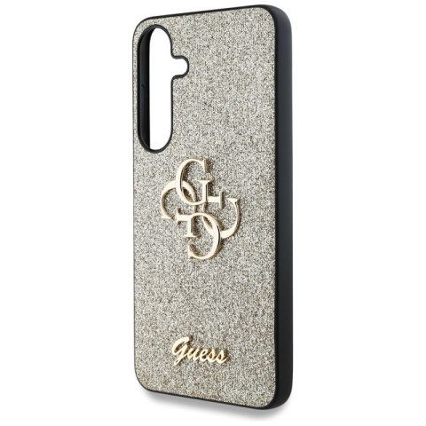 Guess Fixed Glitter Big 4G Metal Logo - Etui do Samsung Galaxy S25 (złoty) Guess Fixed Glitter Big 4G Metal Logo - Etui do Samsung Galaxy S25 (złoty)
