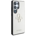 Guess Grained Big 4G Logo Small Classic Logo - Etui do Samsung Galaxy S25 Ultra (beżowy)