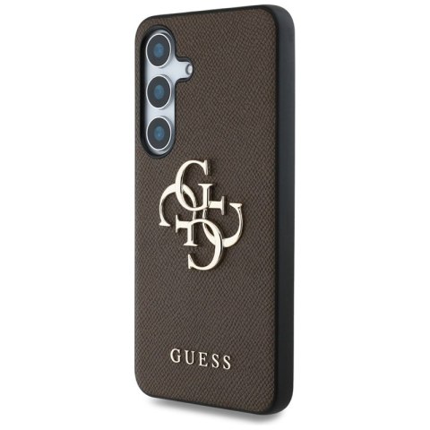 Guess Grained Big 4G Logo Small Classic Logo - Etui do Samsung Galaxy S25 (brązowy) Guess Grained Big 4G Logo Small Classic Logo - Etui do Samsung Galaxy S25 (brązowy)