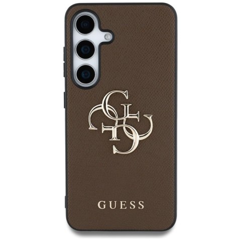 Guess Grained Big 4G Logo Small Classic Logo - Etui do Samsung Galaxy S25 (brązowy) Guess Grained Big 4G Logo Small Classic Logo - Etui do Samsung Galaxy S25 (brązowy)