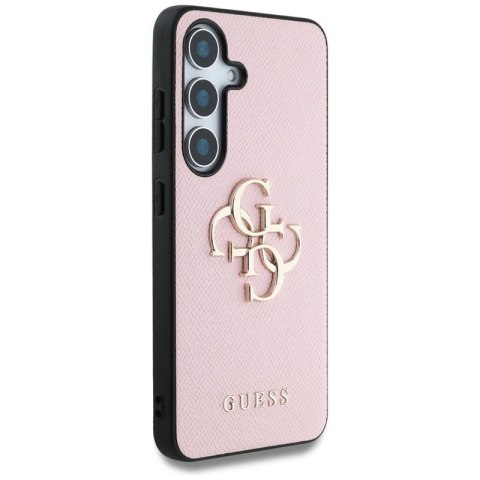 Guess Grained Big 4G Logo Small Classic Logo - Etui do Samsung Galaxy S25+ (różowy) Guess Grained Big 4G Logo Small Classic Logo - Etui do Samsung Galaxy S25+ (różowy)