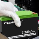 QOLTEC AKUMULATOR AGM 12V | 7.2AH | MAX 108A