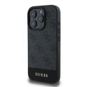 Guess 4G Bottom Stripe - Etui iPhone 16 Pro Max (szary)