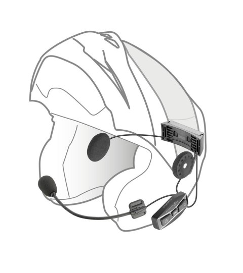 Interkom motocyklowy INTERPHONE U-COM 4, komplet na 1 kask Interkom motocyklowy INTERPHONE U-COM 4, komplet na 1 kask