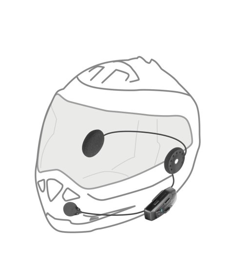 Interkom motocyklowy INTERPHONE U-COM 7R, komplet na 1 kask Interkom motocyklowy INTERPHONE U-COM 7R, komplet na 1 kask