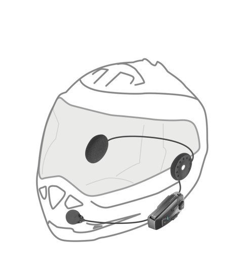 Interkom motocyklowy INTERPHONE U-COM 8R, komplet na 1 kask Interkom motocyklowy INTERPHONE U-COM 8R, komplet na 1 kask