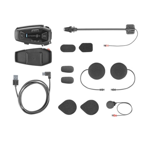 Interkom motocyklowy INTERPHONE U-COM 8R, komplet na 1 kask Interkom motocyklowy INTERPHONE U-COM 8R, komplet na 1 kask