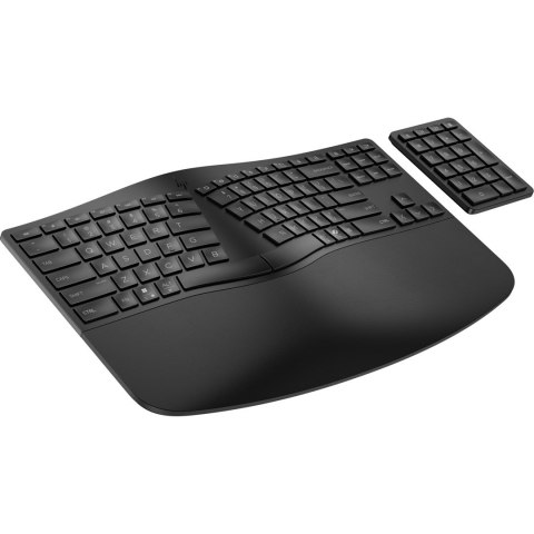 HP Klawiatura ergonomiczna bezprzewodowa + numeryczna 965 7E756AA czarna HP Klawiatura ergonomiczna bezprzewodowa + numeryczna 965 7E756AA czarna