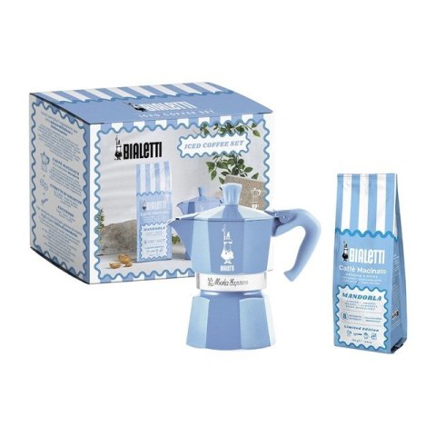 Zestaw kawiarka Bialetti Moka Express 3tz z kawą migdałową 250g Zestaw kawiarka Bialetti Moka Express 3tz z kawą migdałową 250g