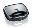 SEVERIN SANDWICH-TOSTER, STAL, PŁYTY Z POWŁOKĄ ANTYADHEZYJNĄ, ŁATWE CZYSZCZENIE, GUMOWE NÓŻKI, MOC 600W SA2969