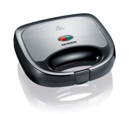 SEVERIN SANDWICH-TOSTER, STAL, PŁYTY Z POWŁOKĄ ANTYADHEZYJNĄ, ŁATWE CZYSZCZENIE, GUMOWE NÓŻKI, MOC 600W SA2969