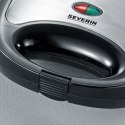 SEVERIN SANDWICH-TOSTER, STAL, PŁYTY Z POWŁOKĄ ANTYADHEZYJNĄ, ŁATWE CZYSZCZENIE, GUMOWE NÓŻKI, MOC 600W SA2969