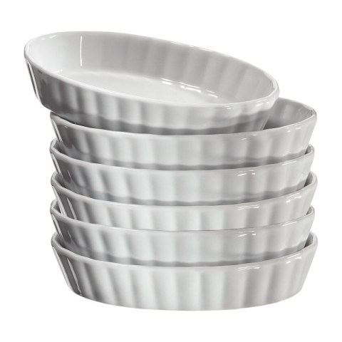 Küchenprofi Burgund - Naczynie porcelanowe do creme brulee 14×8,5×2,5 cm 6 szt. Küchenprofi Burgund - Naczynie porcelanowe do creme brulee 14×8,5×2,5 cm 6 szt.