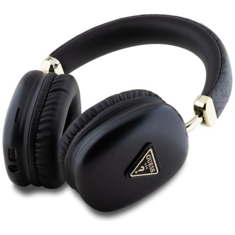 Guess 4G Triangle Logo - Bezprzewodowe słuchawki nauszne Bluetooth V5.3 (czarny) Guess 4G Triangle Logo - Bezprzewodowe słuchawki nauszne Bluetooth V5.3 (czarny)