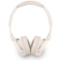 Guess Metal Logo Script - Bezprzewodowe słuchawki nauszne Bluetooth V5.3 (beżowy)