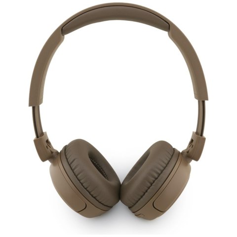 Guess Metal Logo Script - Bezprzewodowe słuchawki nauszne Bluetooth V5.3 (brązowy) Guess Metal Logo Script - Bezprzewodowe słuchawki nauszne Bluetooth V5.3 (brązowy)