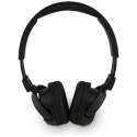 Guess Metal Logo Script - Bezprzewodowe słuchawki nauszne Bluetooth V5.3 (czarny)