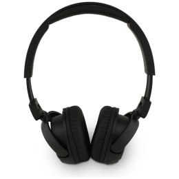 Guess Metal Logo Script - Bezprzewodowe słuchawki nauszne Bluetooth V5.3 (czarny)