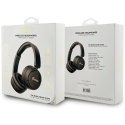 Guess Metal Logo Script - Bezprzewodowe słuchawki nauszne Bluetooth V5.3 (czarny)