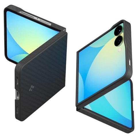 Spigen Airskin Aramid - Etui do Samsung Galaxy Z Flip 7 (Black) Spigen Airskin Aramid - Etui do Samsung Galaxy Z Flip 7 (Black)